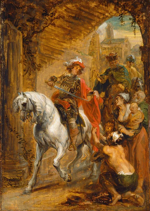Jan Boeckhorst, Saint Martin Dividing His Cloak