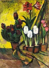 Ilya Mashkov, Still Life with Flowers