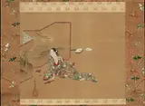 Miyagawa Chōshun, Courtesan by a Screen