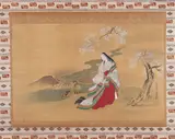 Miyagawa Chōshun, Poetess Ise no Tayū