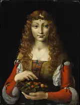 Marco d'Oggiono, Girl with Cherries