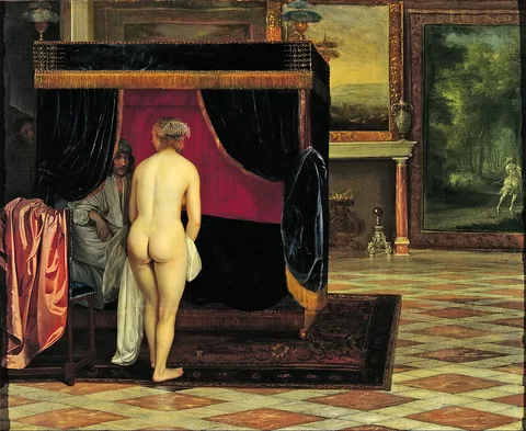 Eglon van der Neer, Kandaules' wife discovers Gyges