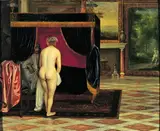 Eglon van der Neer, Kandaules' wife discovers Gyges