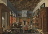 Bartholomeus van Bassen, Interior with a Company
