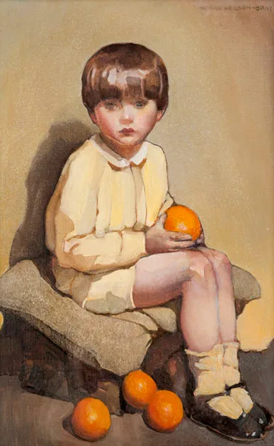 Norah Neilson Gray, Little Boy with Oranges