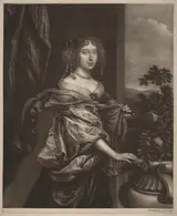 Wallerant Vaillant, Portrait of a Lady beside a Rose Bush