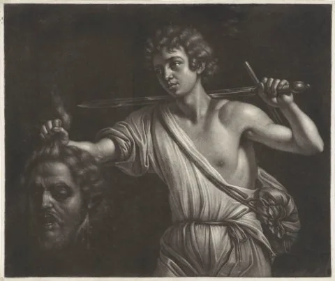 Wallerant Vaillant, David met het hoofd van Goliath