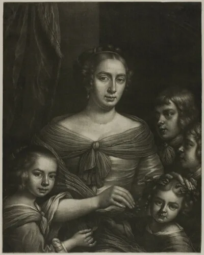 Wallerant Vaillant, The Artist's Wife and Children