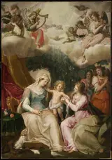 Peter Candid, The Mystic Marriage of Saint Catherine
