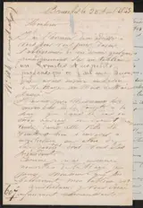 Adèle Kindt, Brief aan Jan Willem Pieneman, voorzitter van Arti et Amicitiae