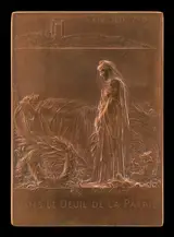Louis-Oscar Roty, France Mourning the President of the Republic [reverse]