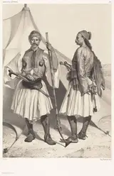 Alexandre Bida, Arnautes, Égypte (Albanians, Egypt)