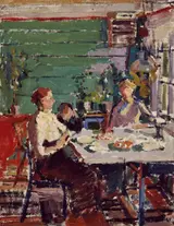 Harold Gilman, Interior Scene, Possibly in Norway