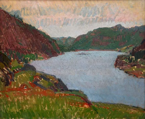 Harold Gilman, Lake In The Hills