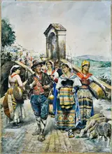 Giacomo Di Chirico, Country scene