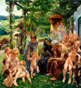 Léon Frédéric, The Golden Age: The Evening