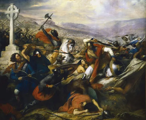 Charles de Steuben, Bataille de Poitiers