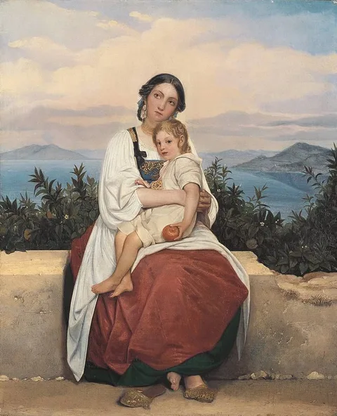 Léopold Robert, Procida woman with her child