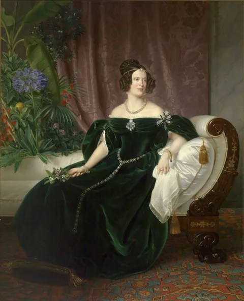 Theodor Hildebrandt, Portrait of Marianne van Oranje- Nassau (1810-1883)