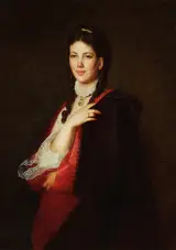 Henryk Rodakowski, Portrait of Leonia Blühdorn, artist's stepdaughter.