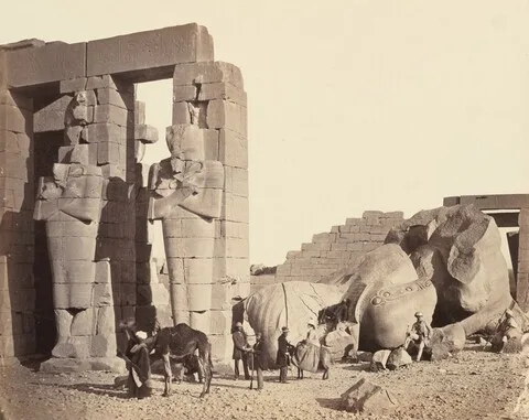 Francis Frith, The Ramasseum of El-Kurneh, Thebes, First View