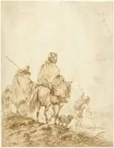 Francesco Giuseppe Casanova, Schamel geklede reizigers