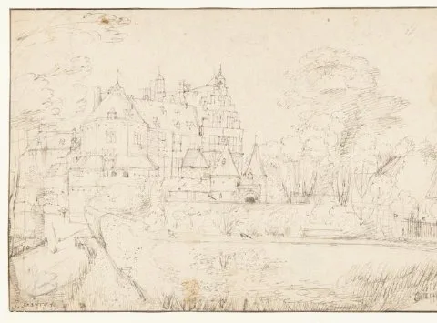 Jacob Savery, Gezicht op een kasteel