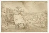 Jacob Savery, Landschap met Abraham en Izaäk