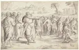 Frans Francken I, Jozua vermaant het volk om trouw aan God te blijven