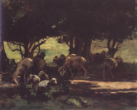 Gyula Aggházy, Sheep herd