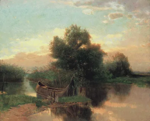 Gyula Aggházy, Reed at the Lake Balaton