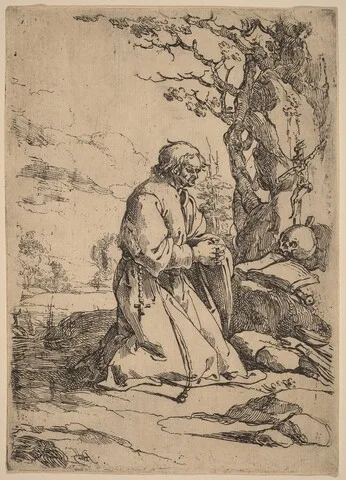 Andries Both, The Kneeling Hermit Facing Right