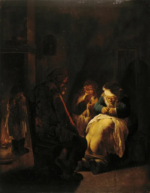 Andries Both, Peasants in the Interior (Family Scene)