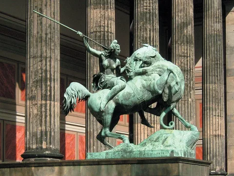 August Kiss, Amazon on Horseback
