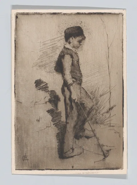Elizabeth Forbes, Boy with a Stick