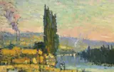 Robert Antoine Pinchon, Poplars, shore of Eauplet