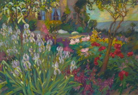 Robert Antoine Pinchon, The Iris Garden"