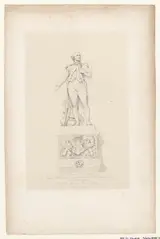 Carlo Marochetti, Théophile-Malo Corret de La Tour d'Auvergne, 1er Grenadier de France, Né en Bretagne 1743, Tué à Neubourg 1800. Statue par C. Marochetti à Caraix (Bretagne) BOYER 1337