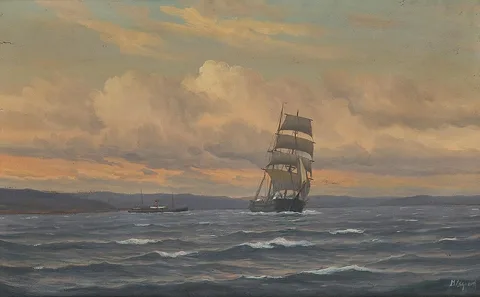 Martin Aagaard, Sailing Ship and Steamship
