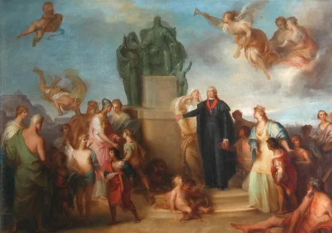 Domingos Sequeira, Allegory of the Creation of Casa Pia in Belém