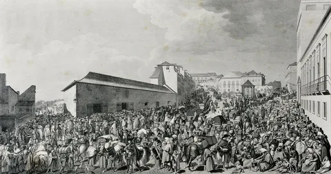 Domingos Sequeira, Soup of the poors  in Arroios