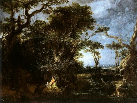 Michael Willmann, Landscape with St. John the Baptist