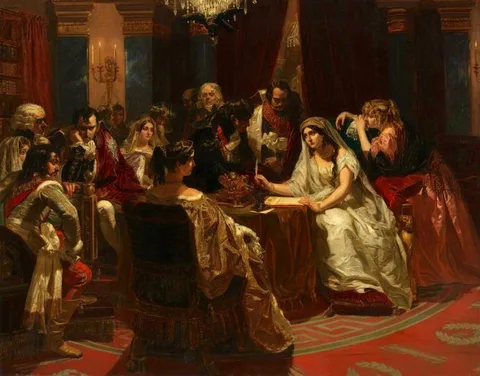 Edward Matthew Ward, Josephine signing the act of her divorce