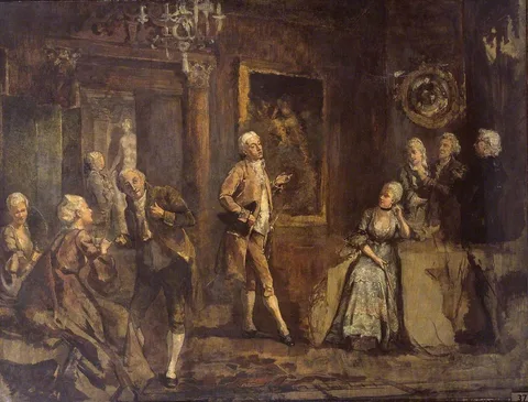 Edward Matthew Ward, Scene from ‘David Garrick’