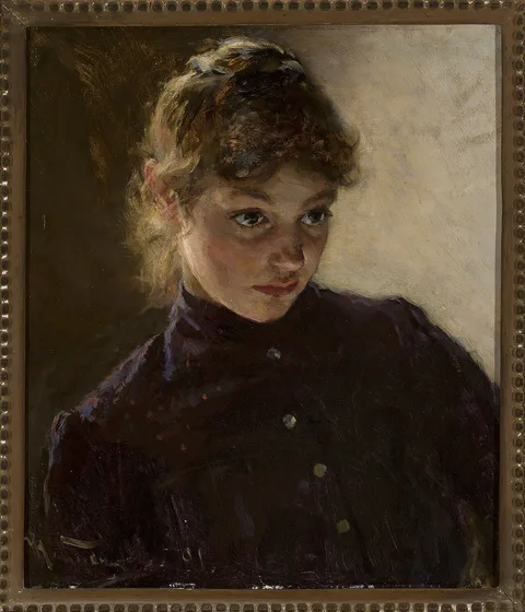 Nikolai Dmitriyevich Kuznetsov, Portrait of a young girl