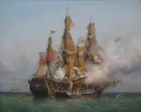 Ambroise Louis Garneray, The Taking of the 'Kent' by Robert Surcouf in the Gulf of Bengal, 7th October 1800.