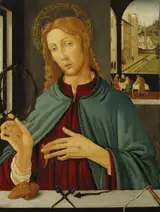 Jacopo da Sellaio, Christ with Instruments of the Passion