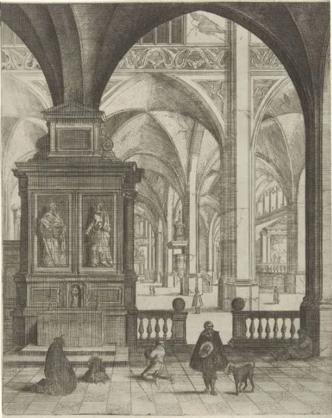 Gerard Houckgeest, Kerkinterieur