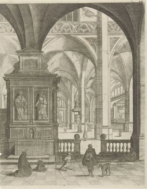 Gerard Houckgeest, Kerkinterieur