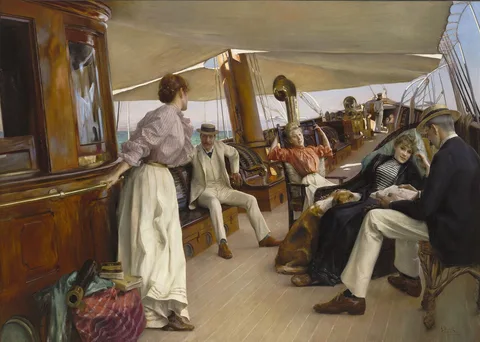 Julius LeBlanc Stewart, On the Yacht "Namouna“, Venice